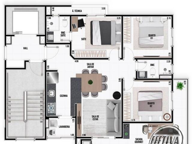 PROJETO DO APARTAMENTO