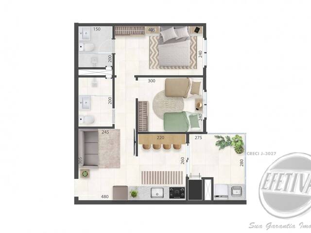 Apartamento para Venda em Balneário Eliane - 60