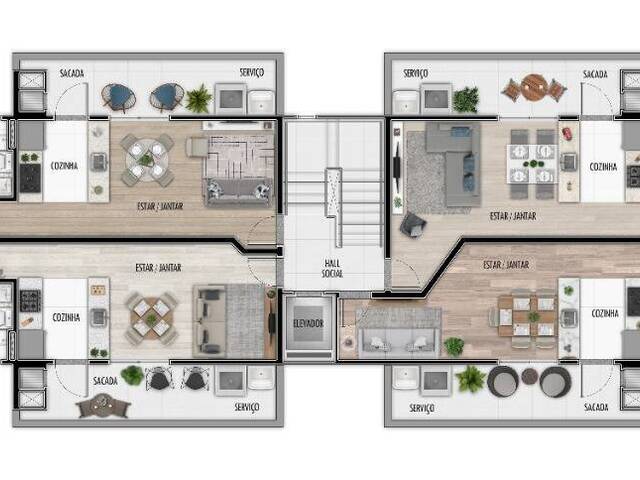 Apartamento para Venda em Praia de Leste - 39