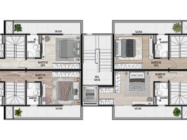 Apartamento para Venda em Praia de Leste - 38