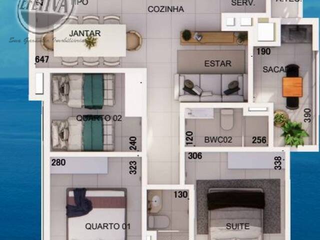 #1268A - Apartamento para Venda em Guaratuba - PR - 2