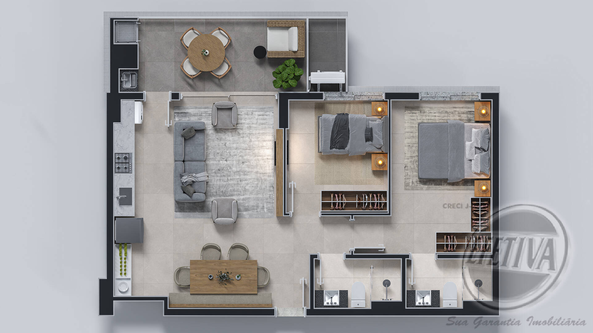 Apartamento, 2 quartos, 74 m² - Foto 28